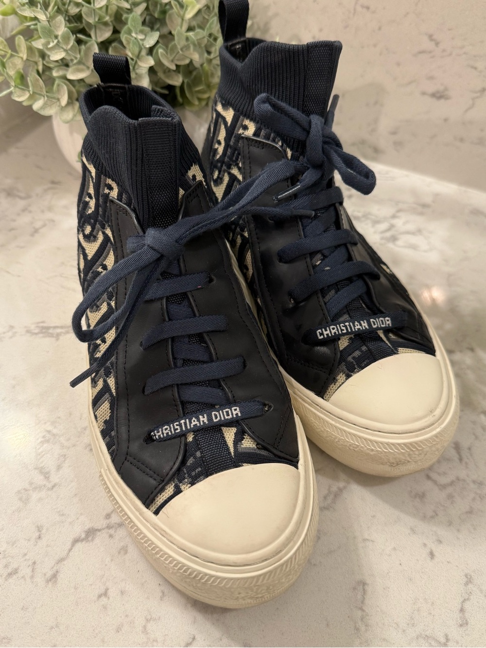 Dior Walk'n'Dior sneaker in Dior Oblique technical knit, Size 37